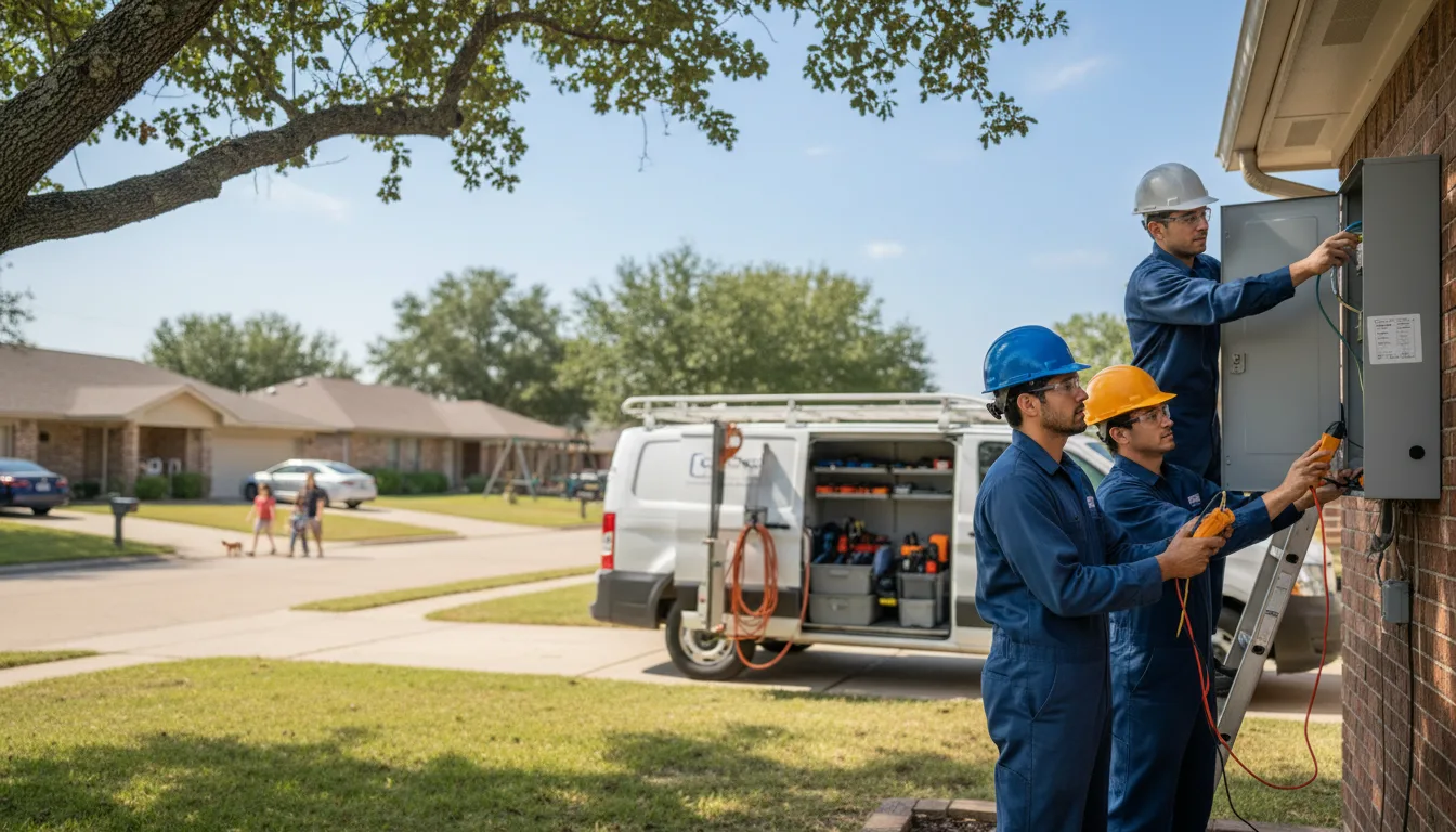 Certified electrician providing emergency electrical services in Baldwin City, KS